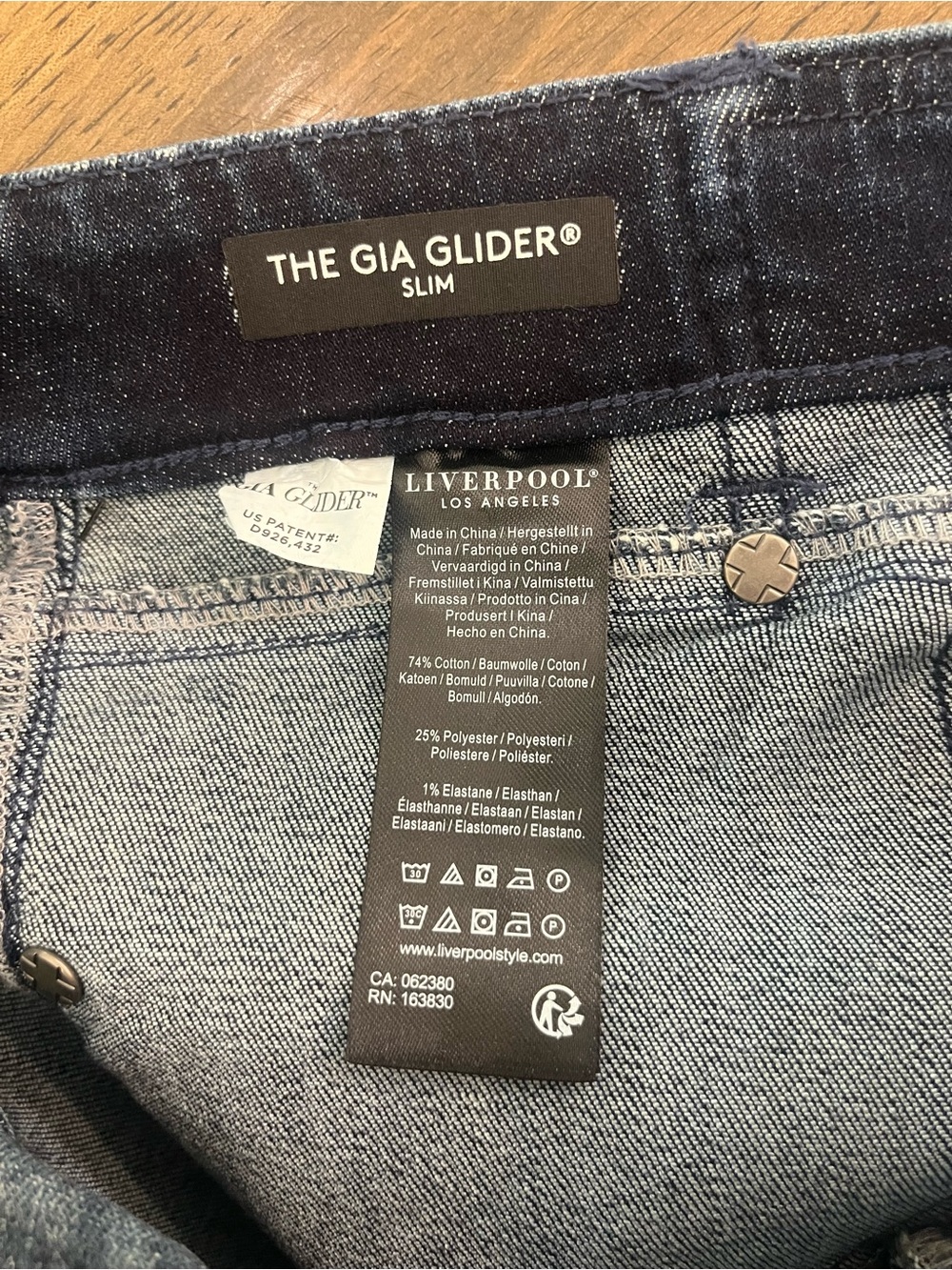 Liverpool Los Angelas The Gia Glider Slim Pants Womens Jeans Size 6 NWT - Picture 13 of 14